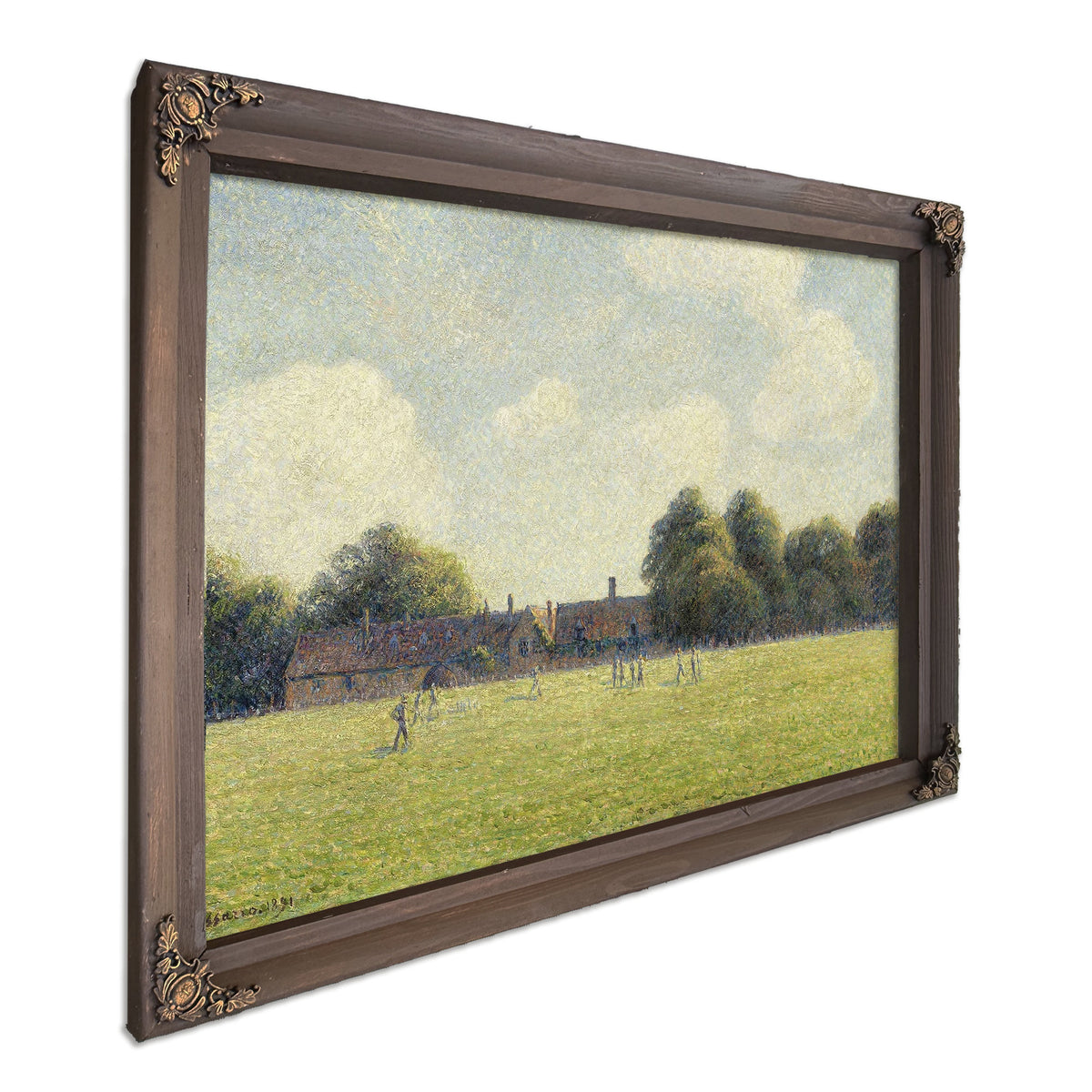 Hampton Court Green by Camille Pissarro