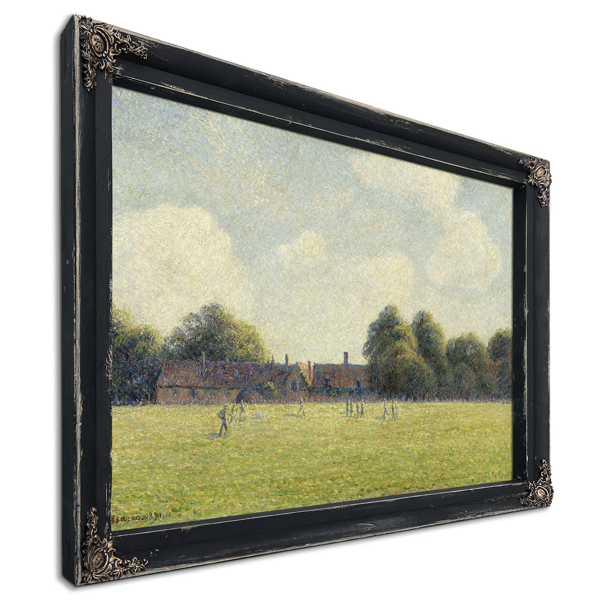 Hampton Court Green by Camille Pissarro