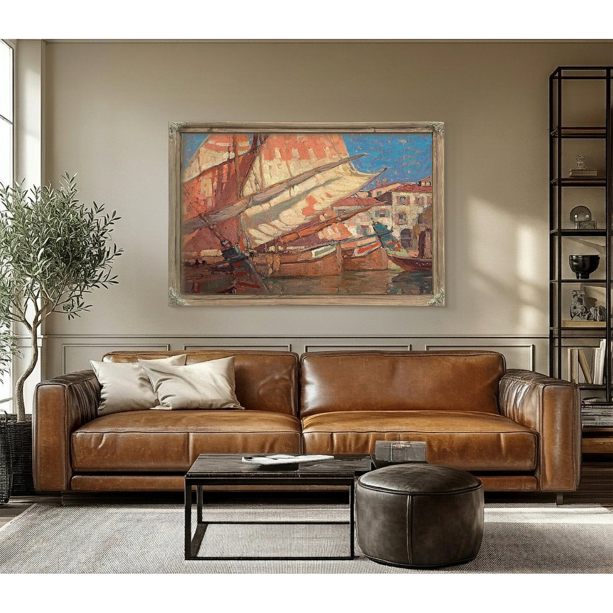 Harbor Of Golden Sails By Edgar Payne1