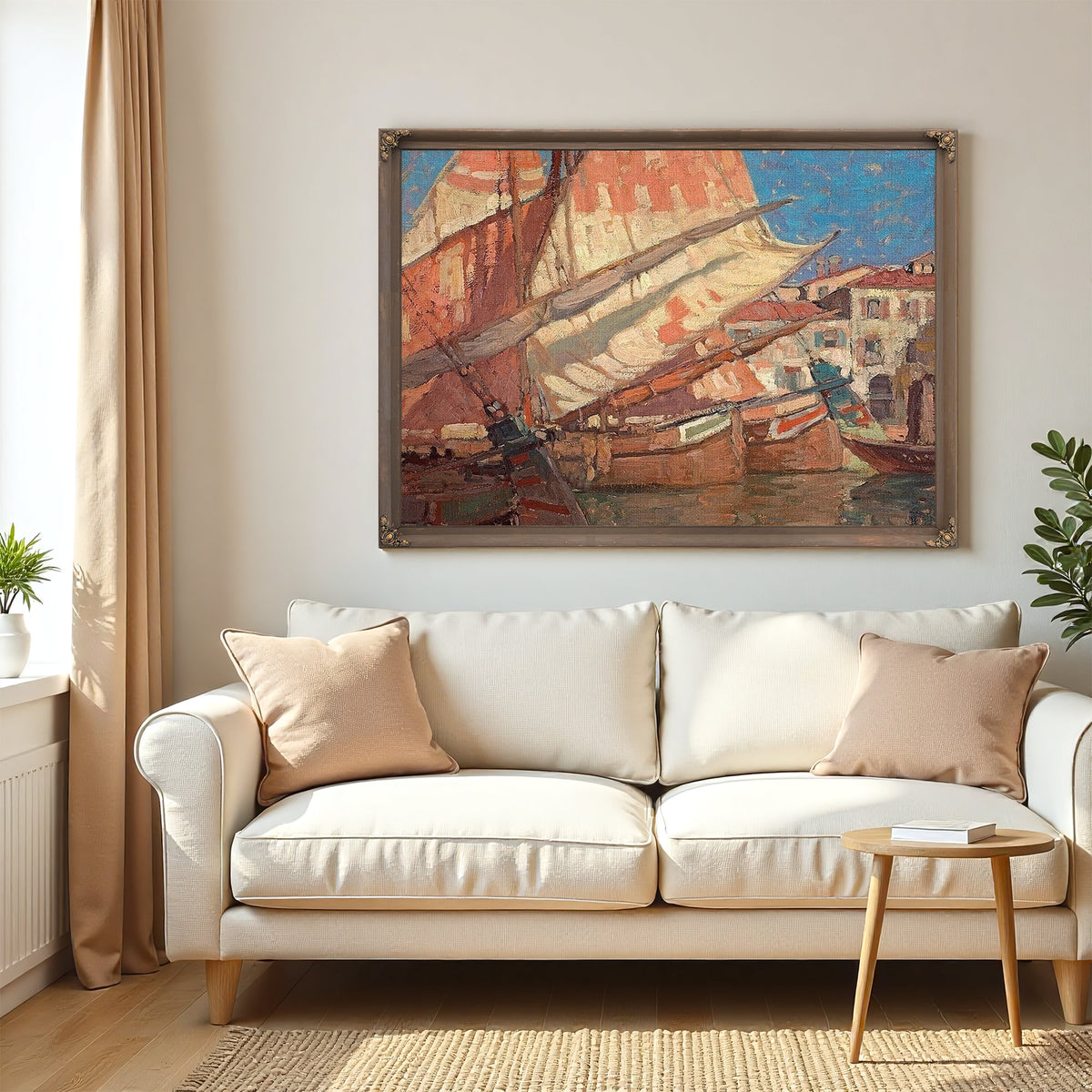 Harbor Of Golden Sails By Edgar Payne1
