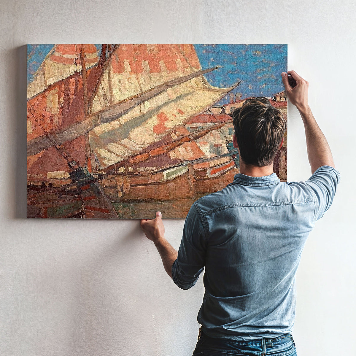 Harbor Of Golden Sails By Edgar Payne1
