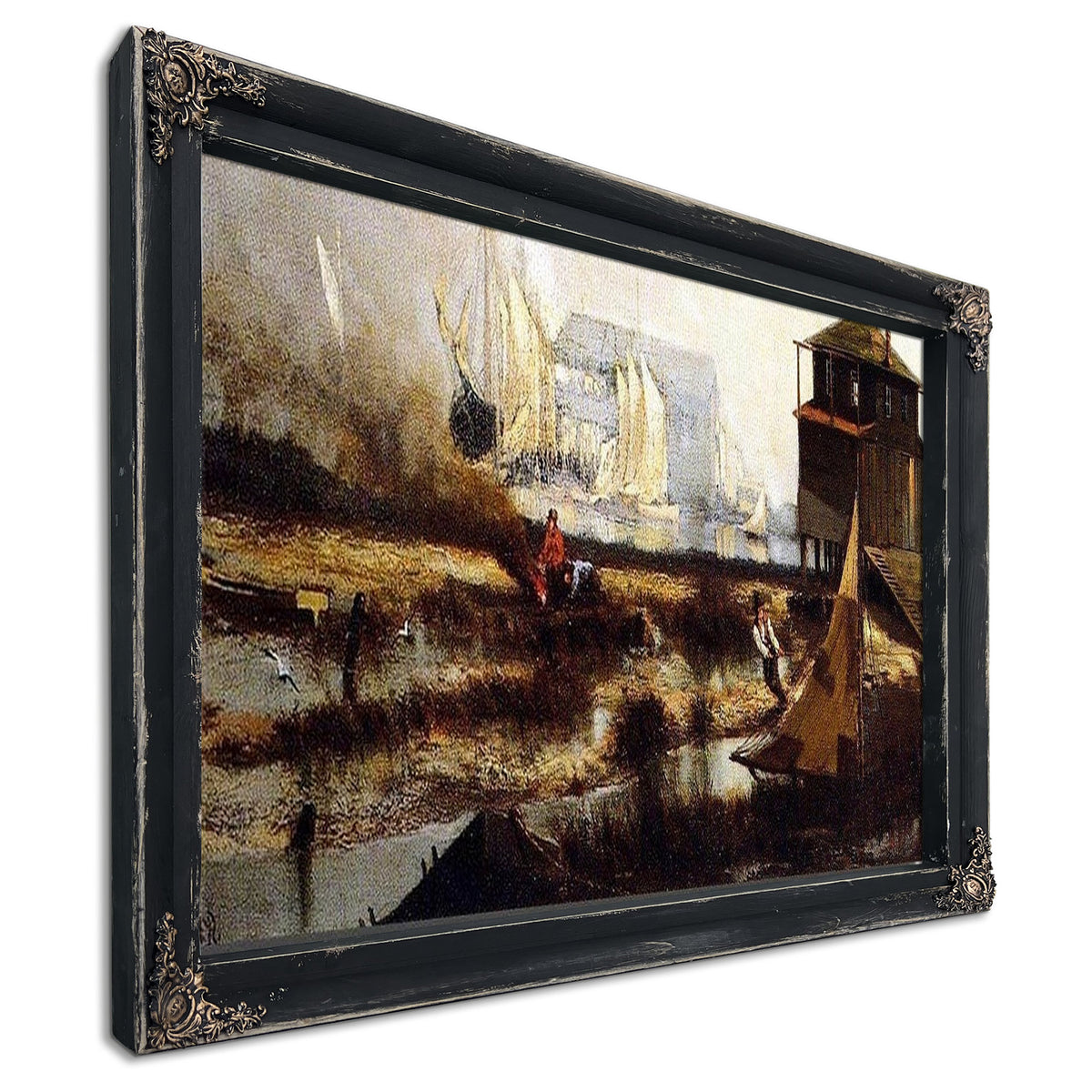 Harbor Scene By Henry Ossawa Tanner