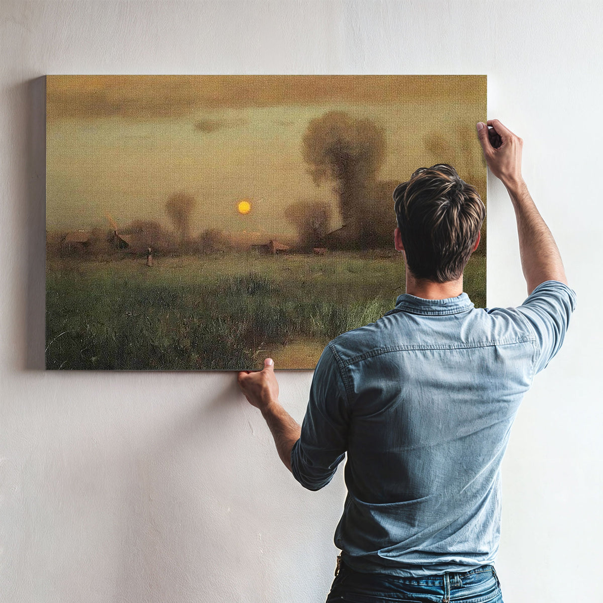 Harvest Moon By George Inness