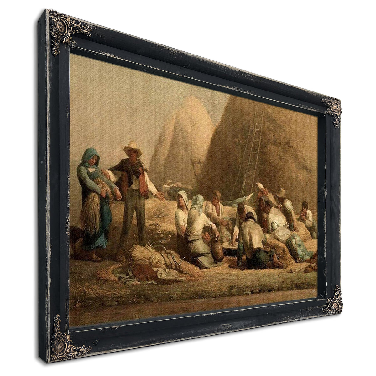 Harvesters Resting (Ruth And Boaz) By Jean Francois Millet