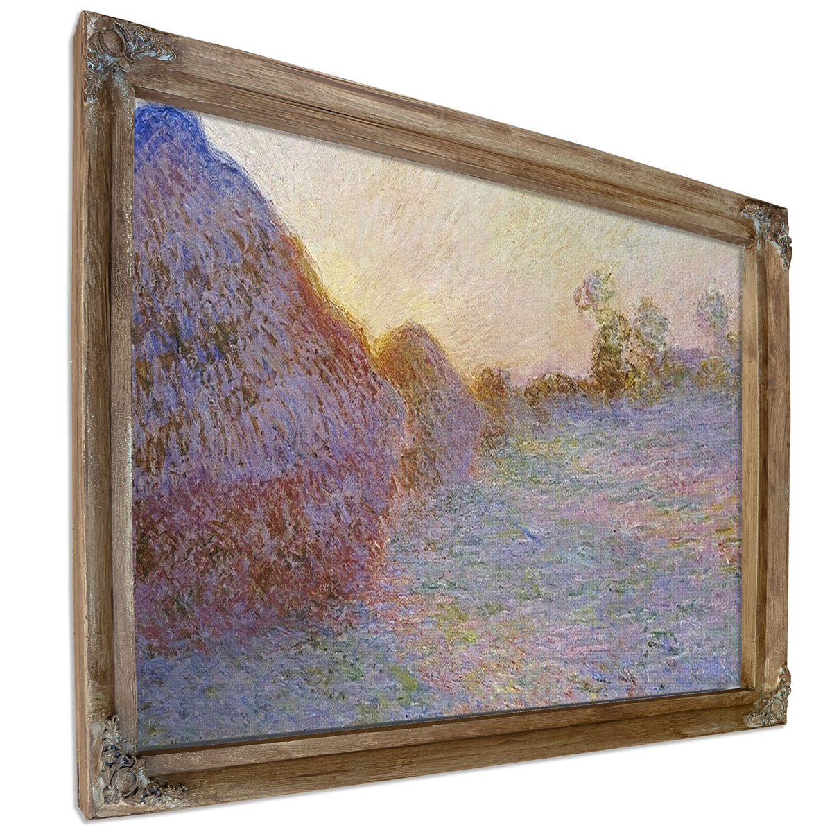 Haystacks By Claude Monet