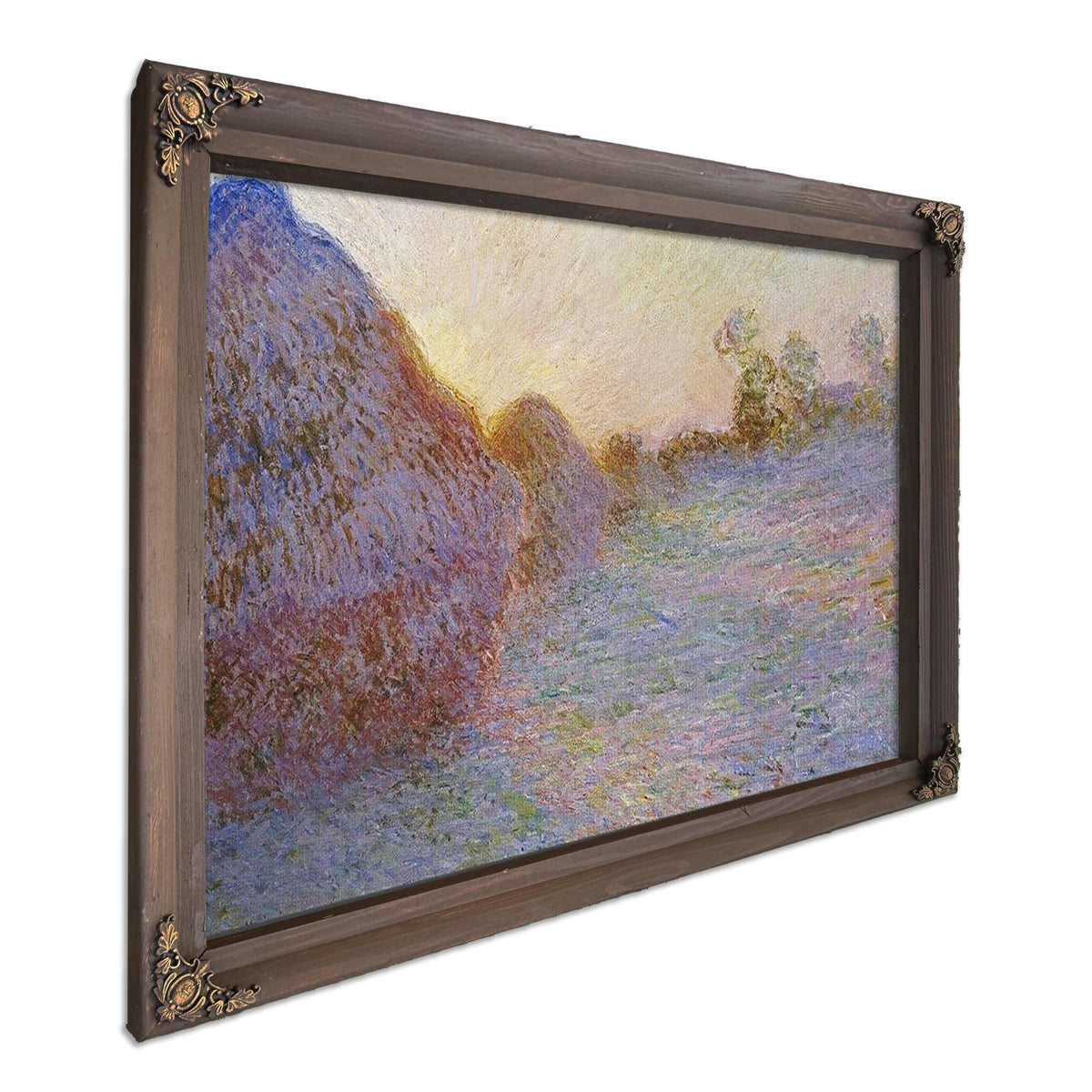 Haystacks By Claude Monet
