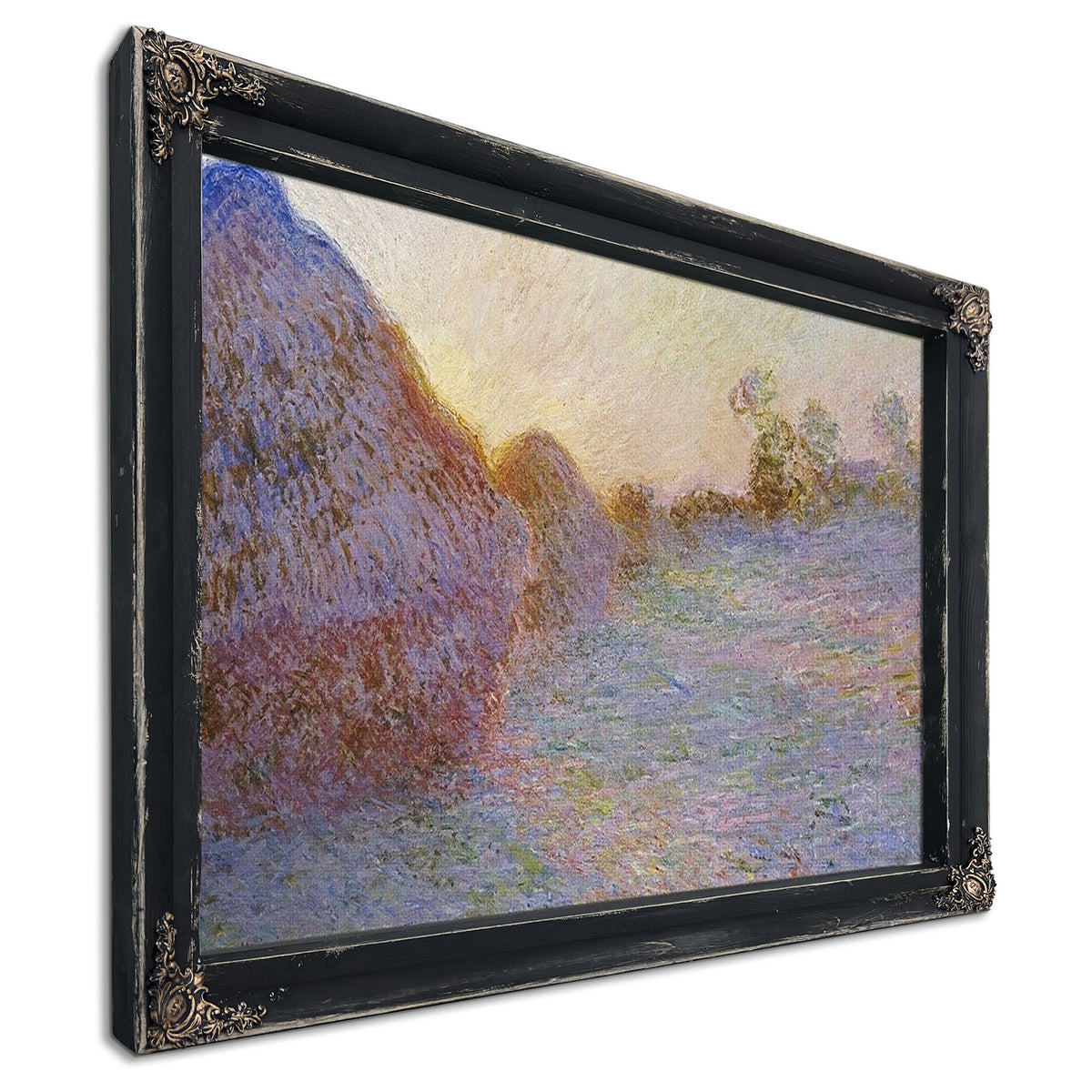 Haystacks By Claude Monet