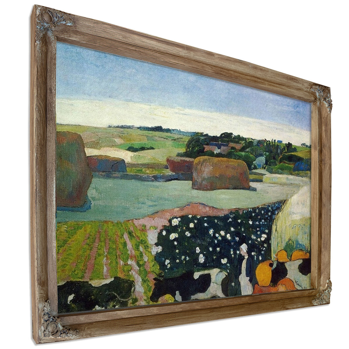 Haystacks In Brittany By Paul Gauguin