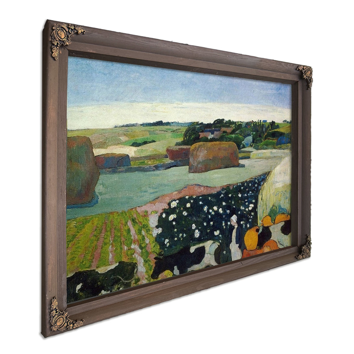 Haystacks In Brittany By Paul Gauguin