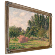 Haystacks Morning Eragny by Camille Pissarro