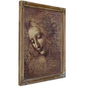 Head Of A Young Woman With Tousled Hair Or Leda By Leonardo Da Vinci