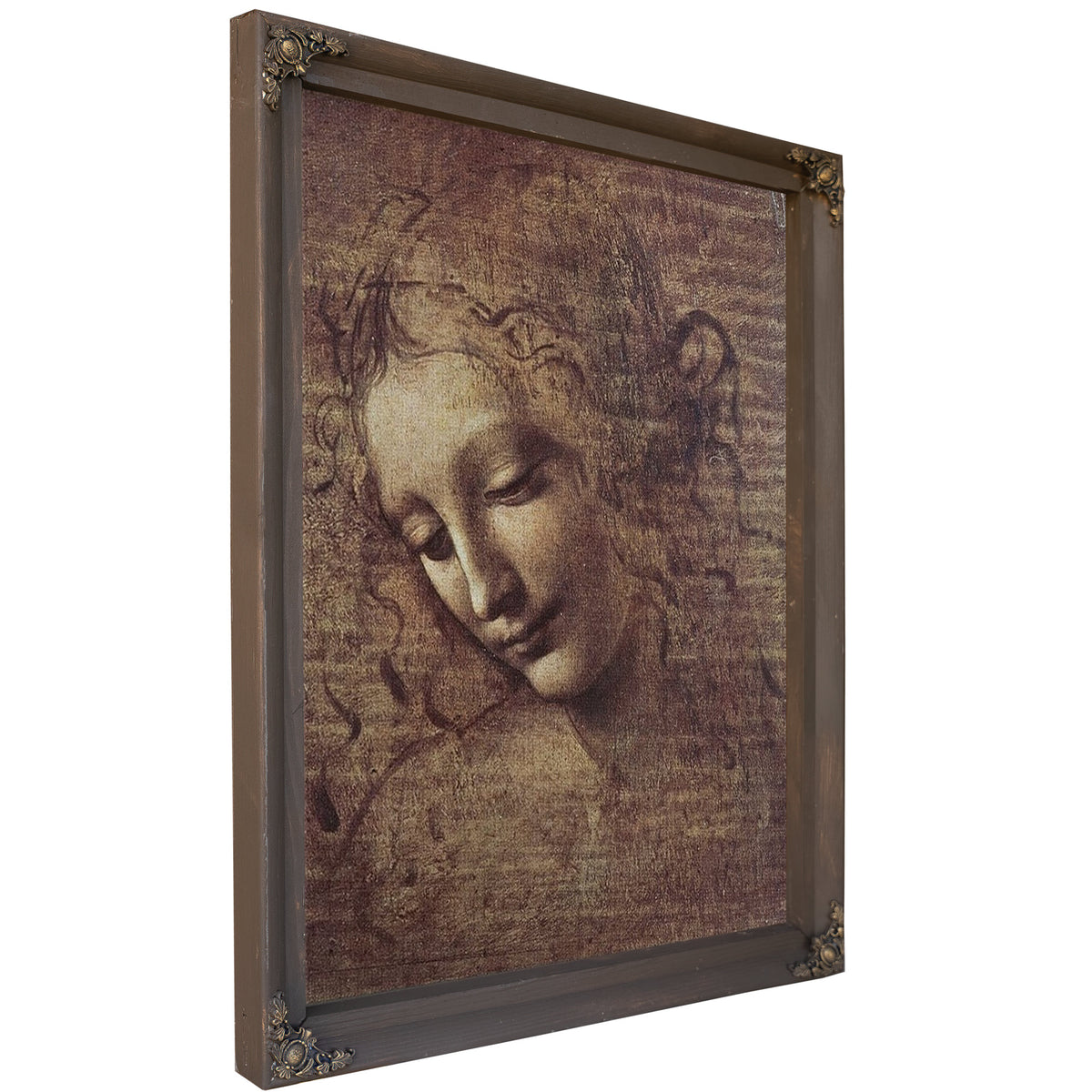 Head Of A Young Woman With Tousled Hair Or Leda By Leonardo Da Vinci