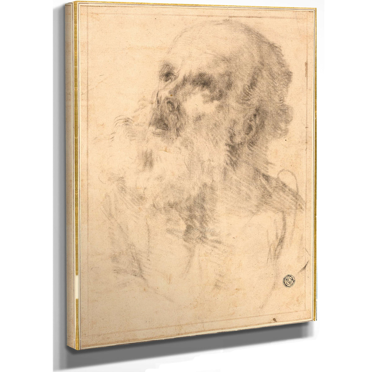 Head Of An Old Man by Bartolome Esteban Murillo