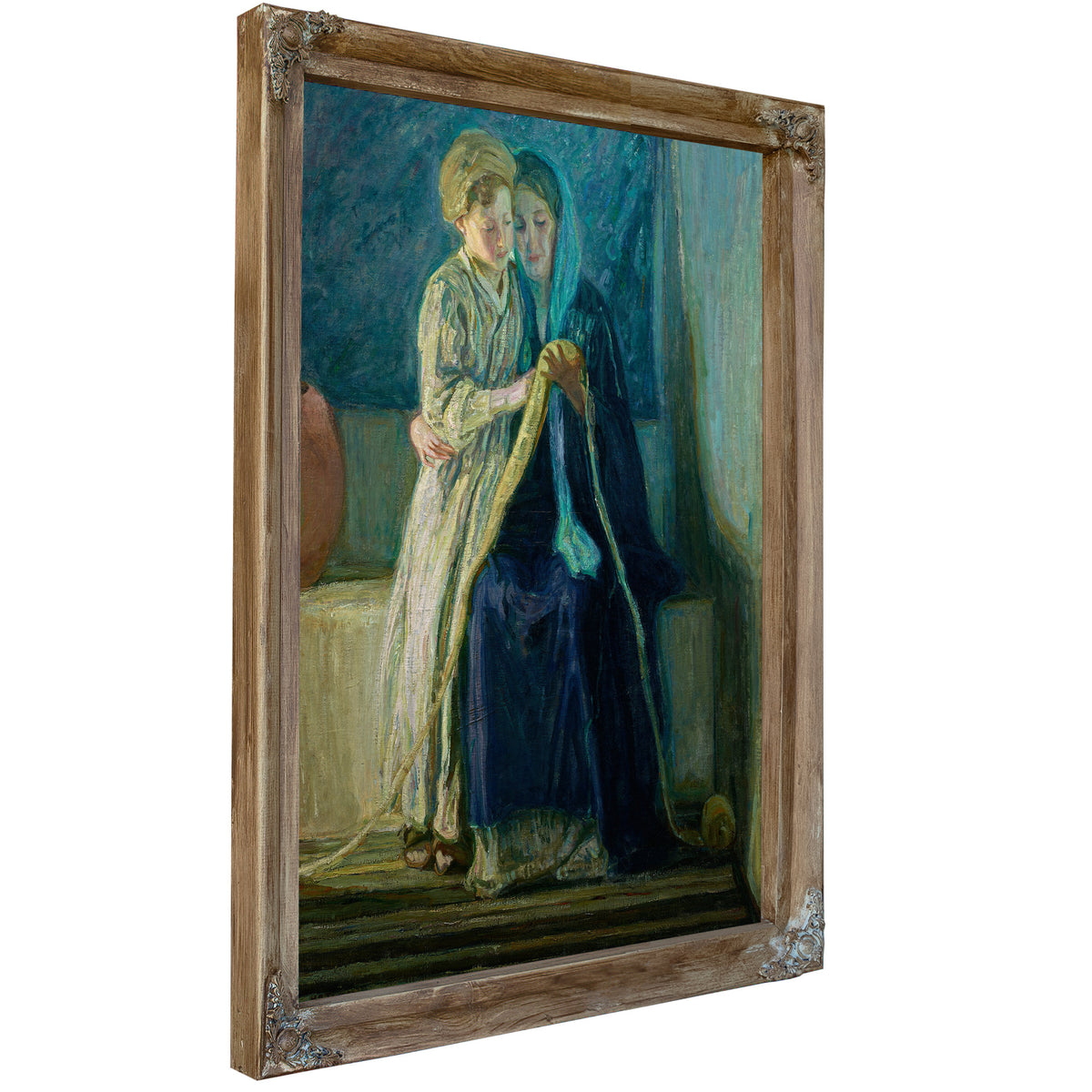 Christ His Mother Studying Scriptures By Henry Ossawa Tanner