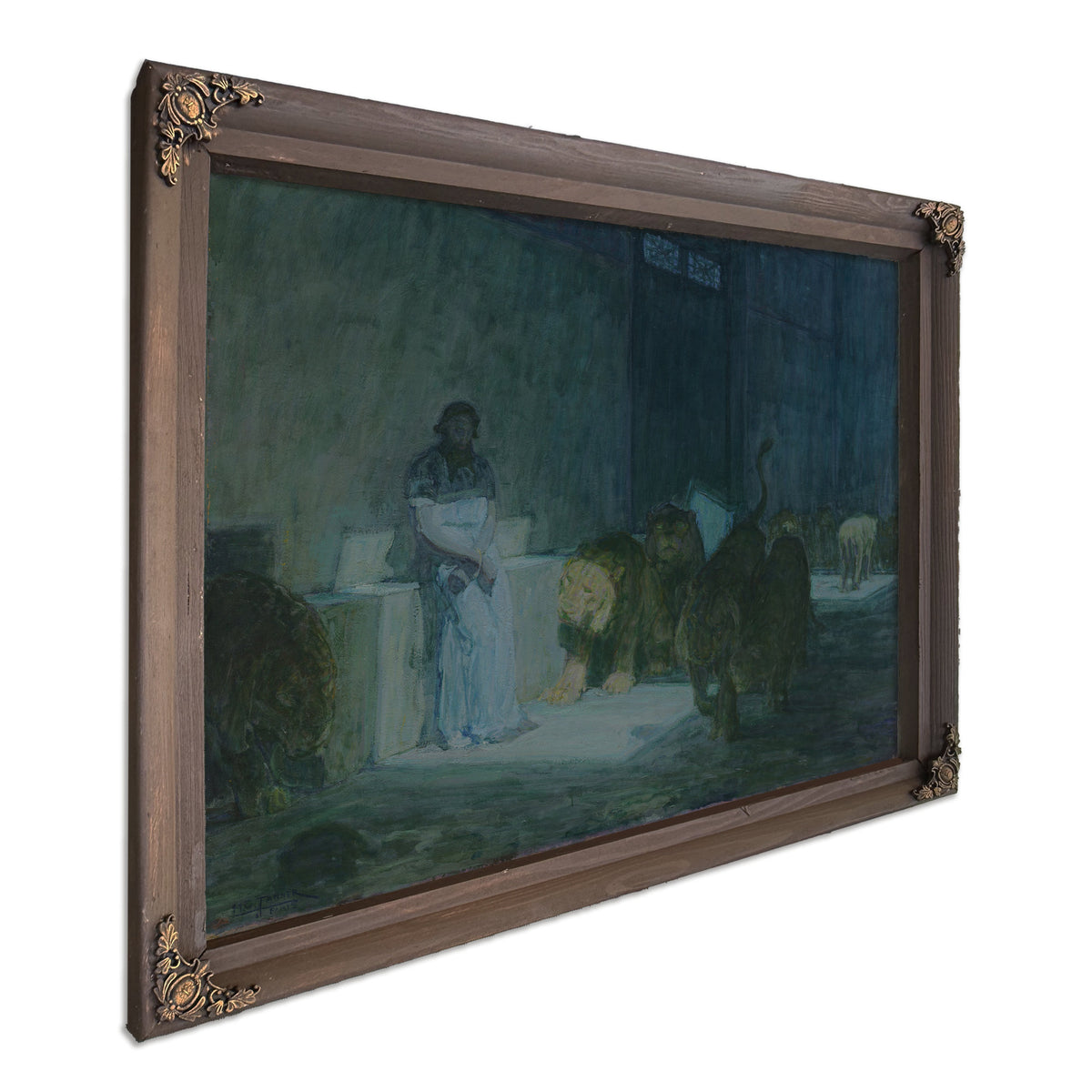 Daniel the Lions den 02 By Henry Ossawa Tanner