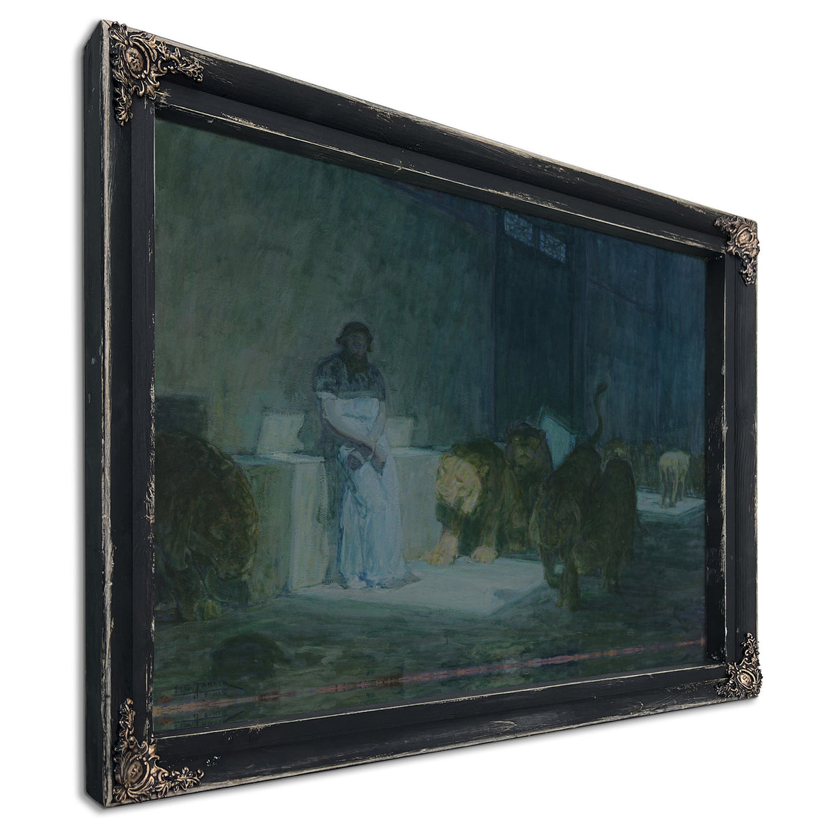 Daniel the Lions den 02 By Henry Ossawa Tanner