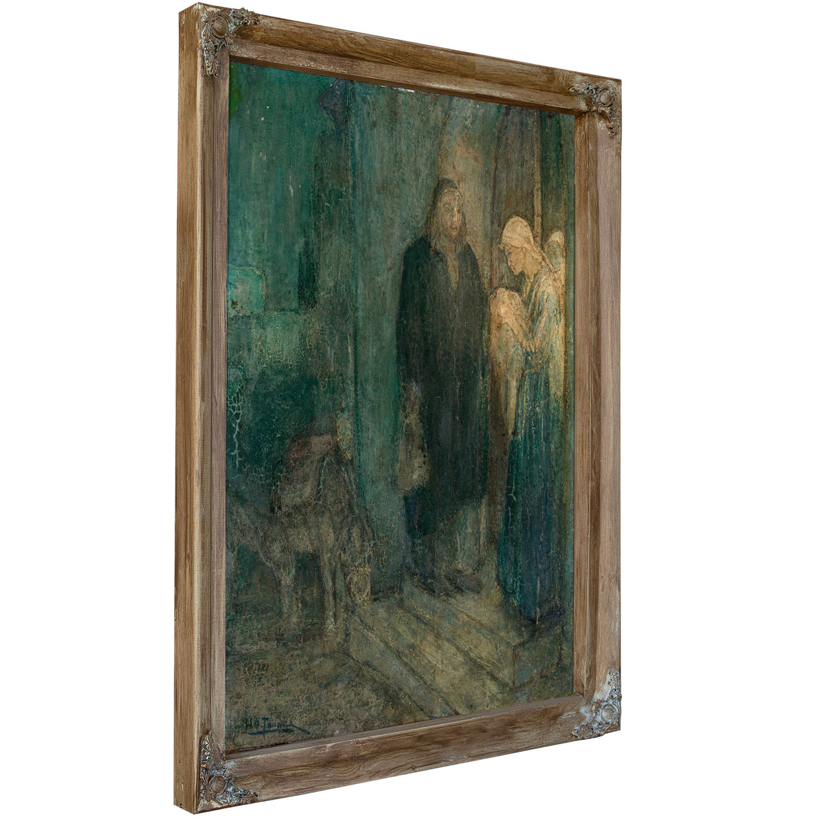 Departure Into Egypt the Inn By Henry Ossawa Tanner