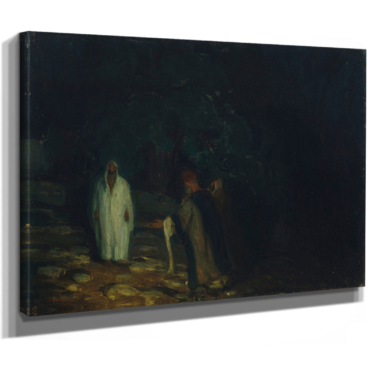 Invitation to Christ to Enter His 02 By Henry Ossawa Tanner