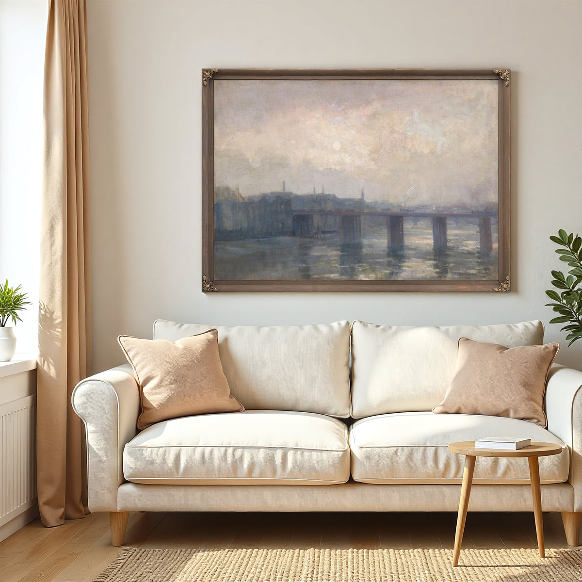 Low Tide Cannon Street Bridge London 02 By Henry Ossawa Tanner