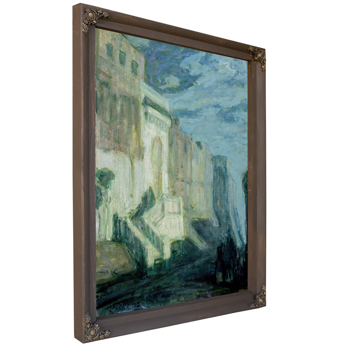 Moonlight Walls Tangiers Circa 1913 By Henry Ossawa Tanner