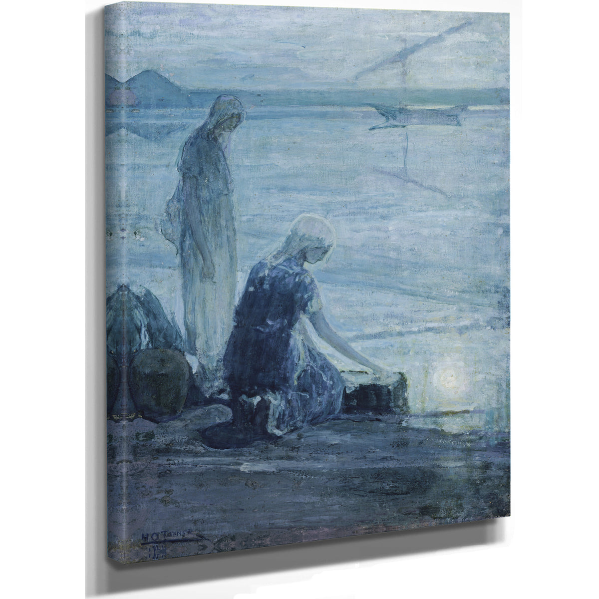 Moses the Bullrushes 02 By Henry Ossawa Tanner