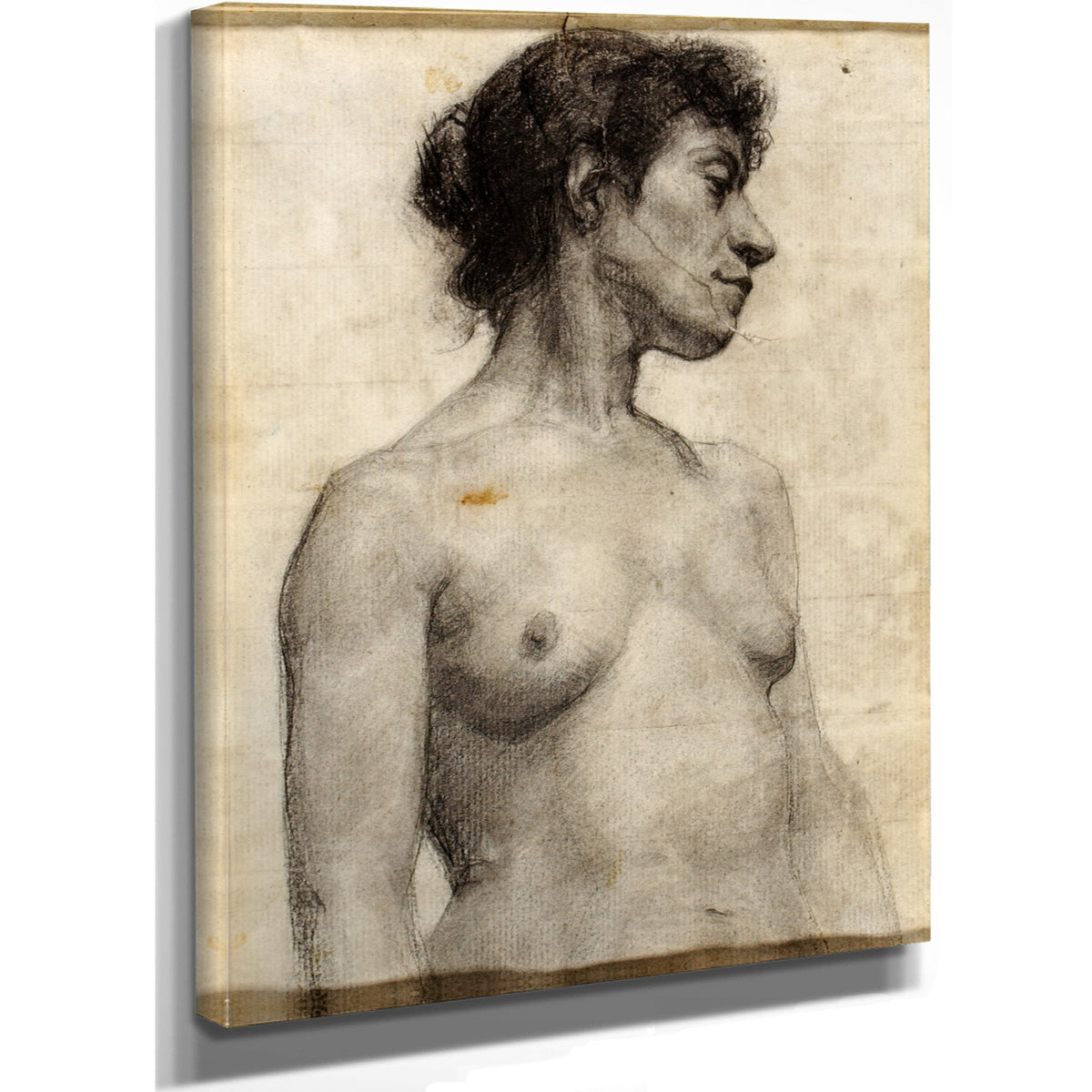 Nude Study a Young Girl By Henry Ossawa Tanner