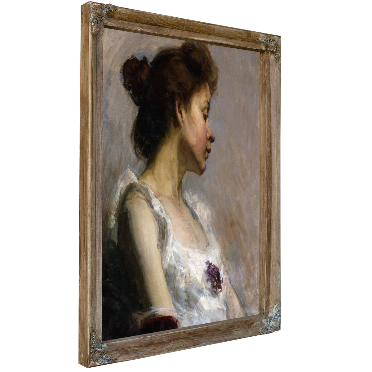 Portrait the Artists Wife 1897 By Henry Ossawa Tanner
