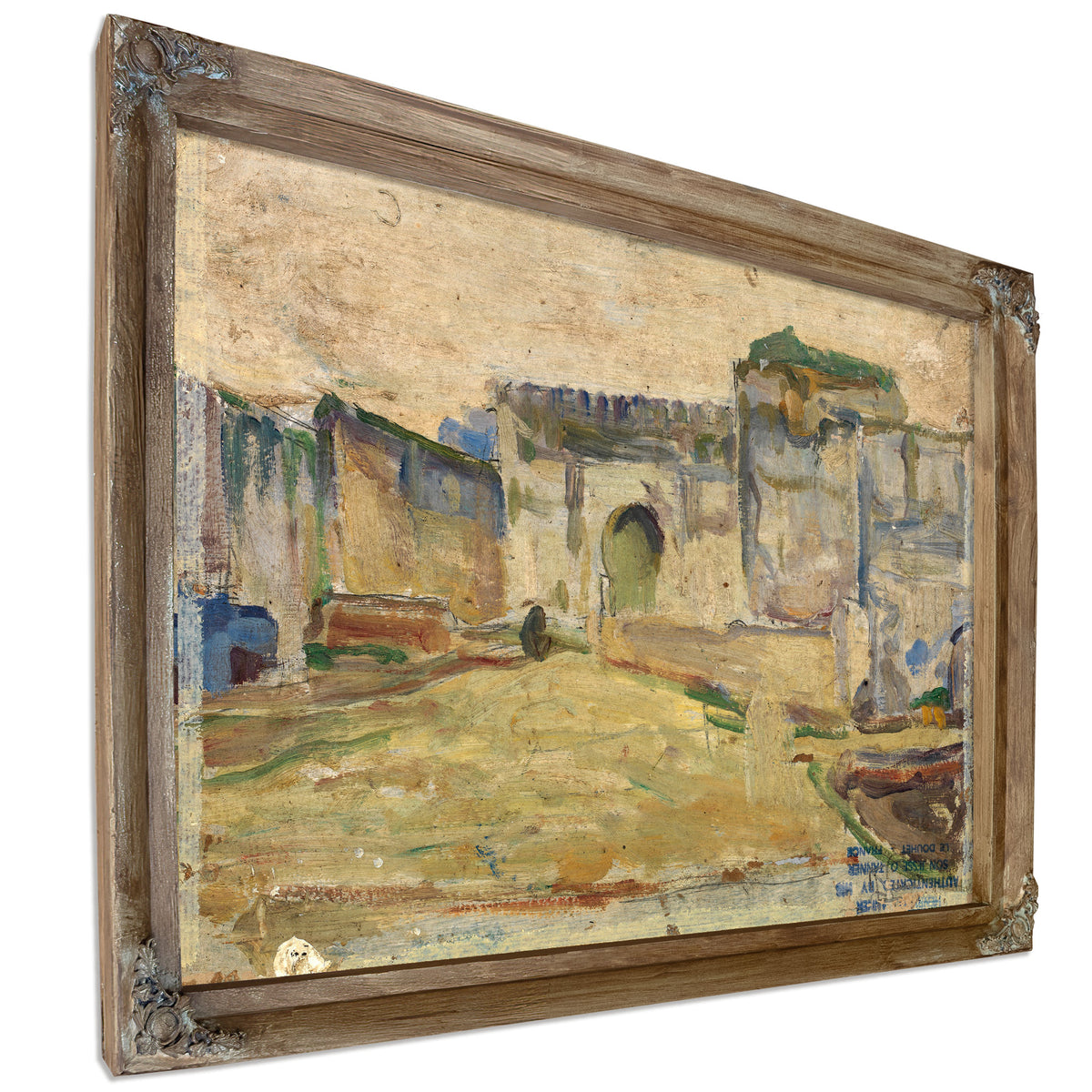 Street Scene Tangier Crenelated By Henry Ossawa Tanner