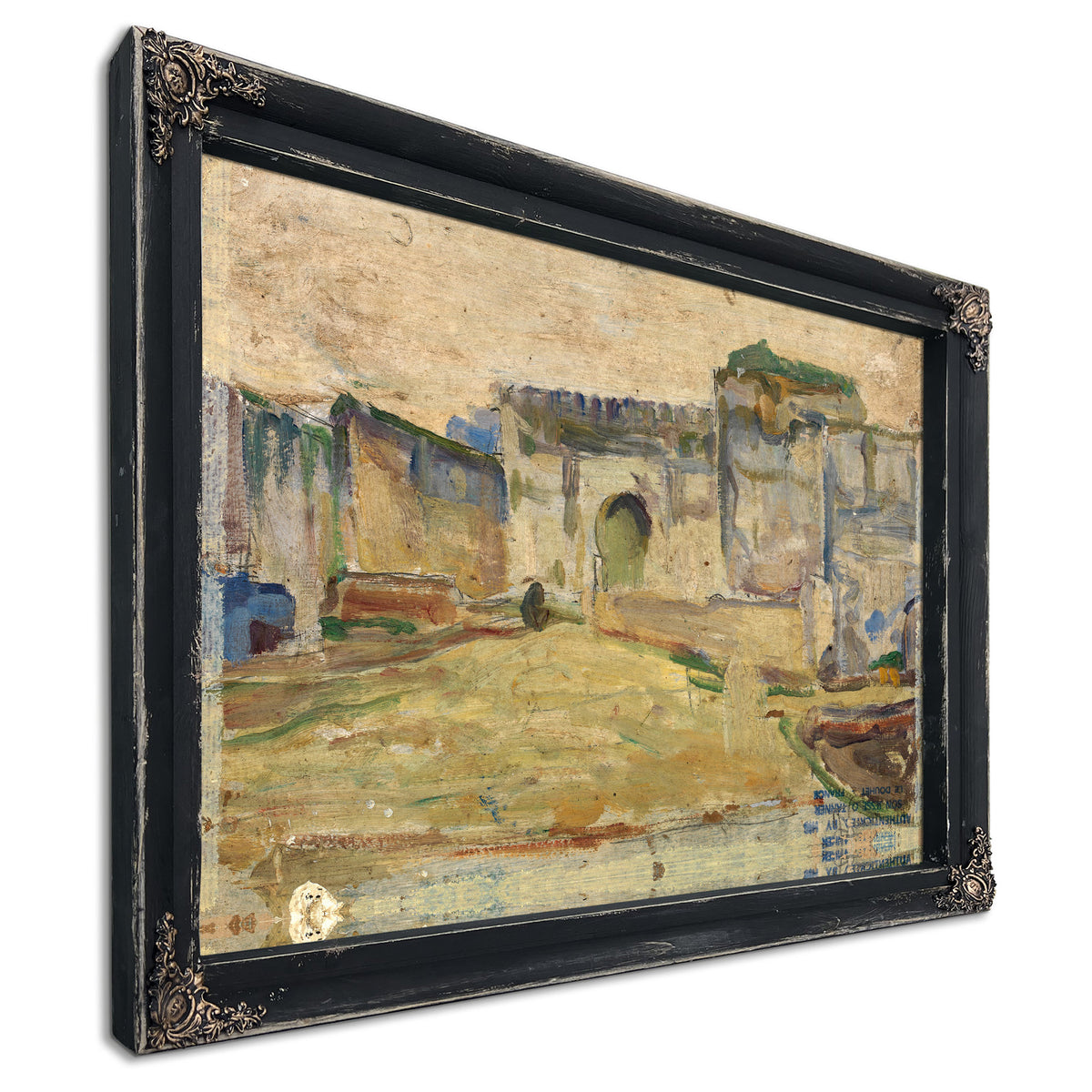 Street Scene Tangier Crenelated By Henry Ossawa Tanner