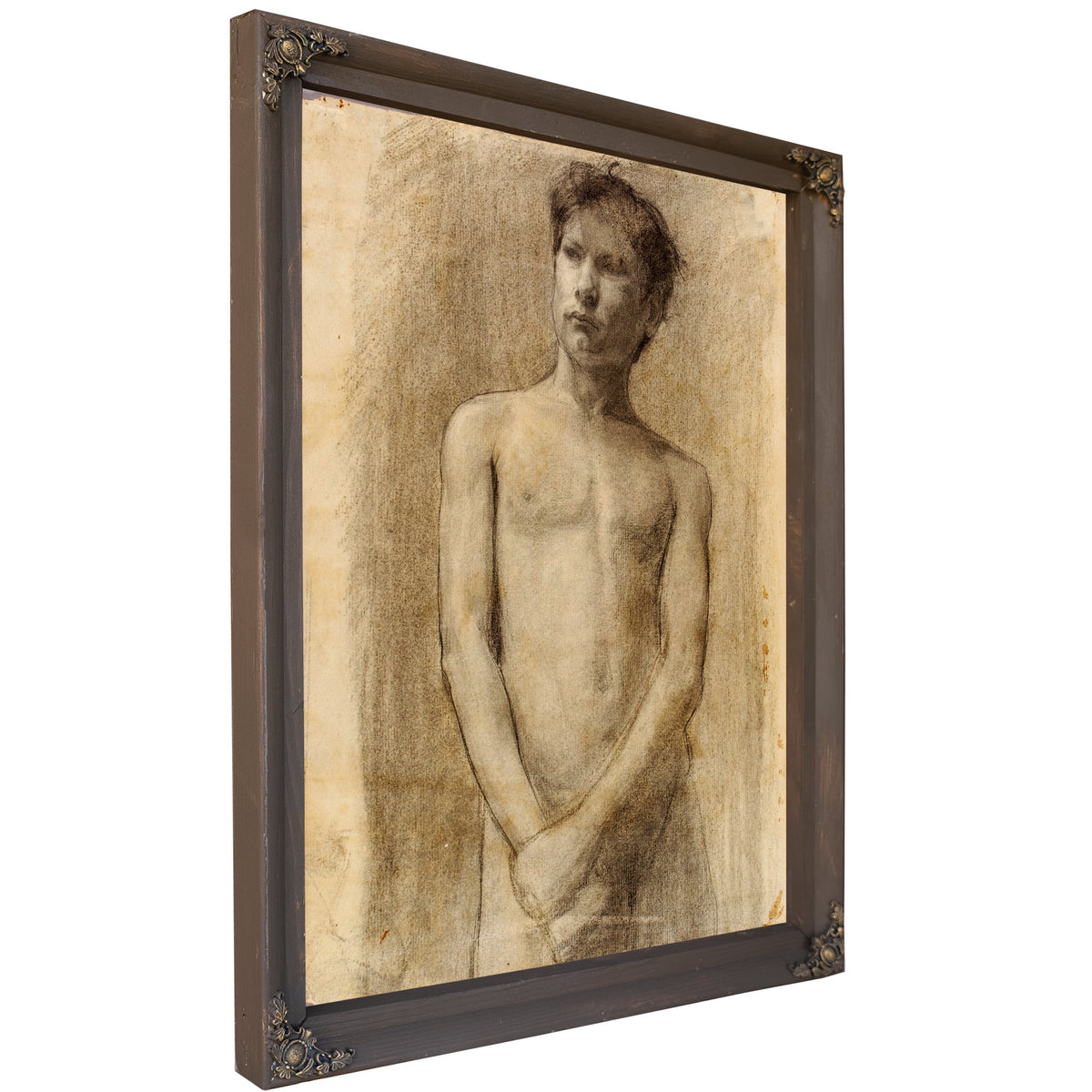 Study a Young Man By Henry Ossawa Tanner
