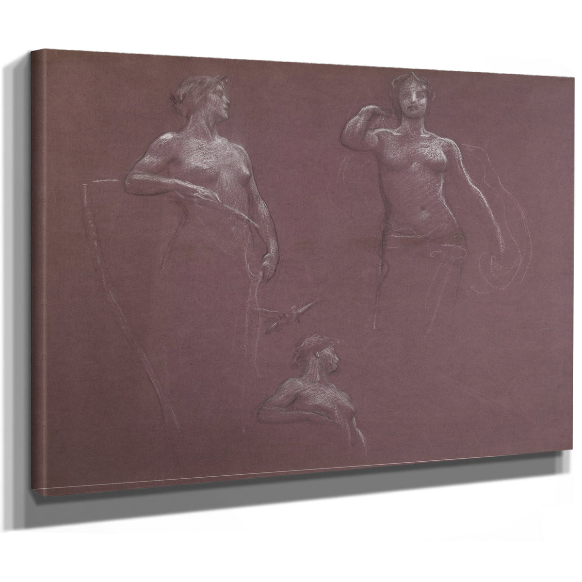 Studies Ceres Juno Prospero Summoning By Herbert James Draper