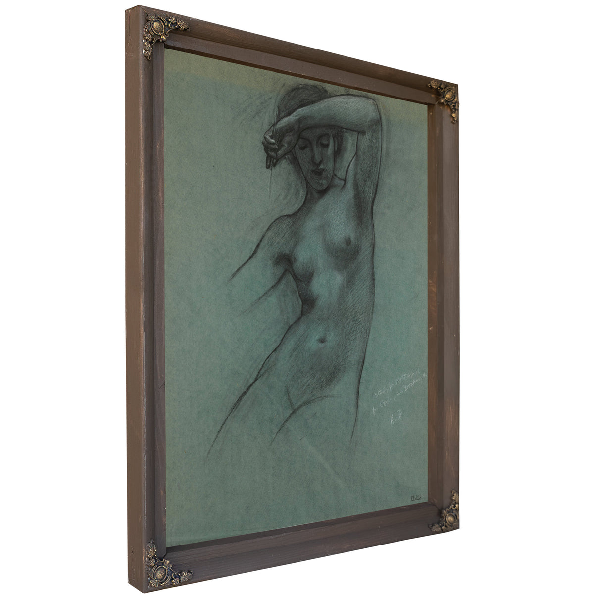 Study a Water Nymph Prospero Summoning By Herbert James Draper