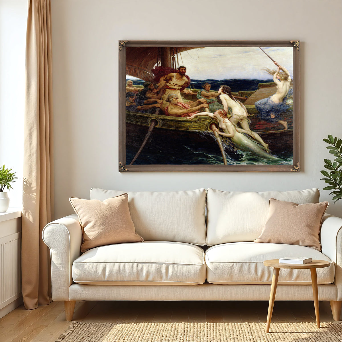 Ulysses the Sirens By Herbert James Draper