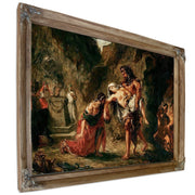 Hercules And Alcestis By Eugene Delacroix