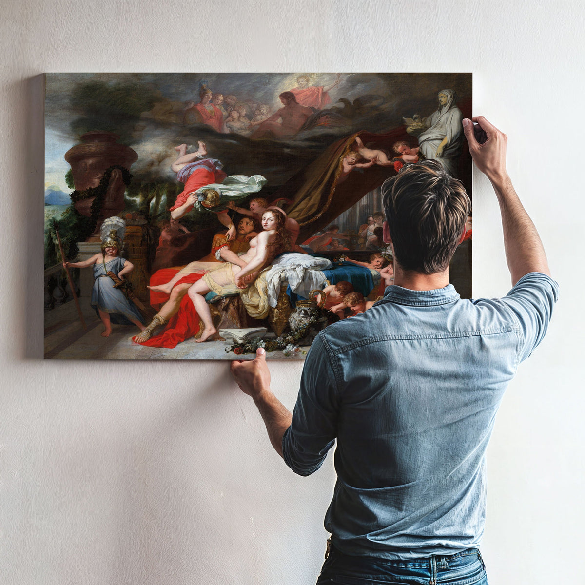 Hermes Ordering Calypso To Release Odysseus by Gerard De Lairesse