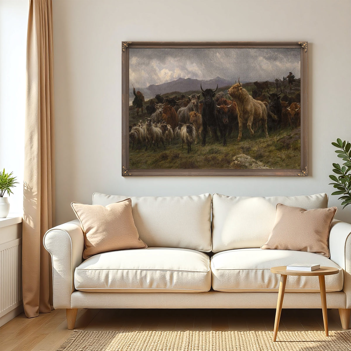 Highland Raid By Rosa Bonheur