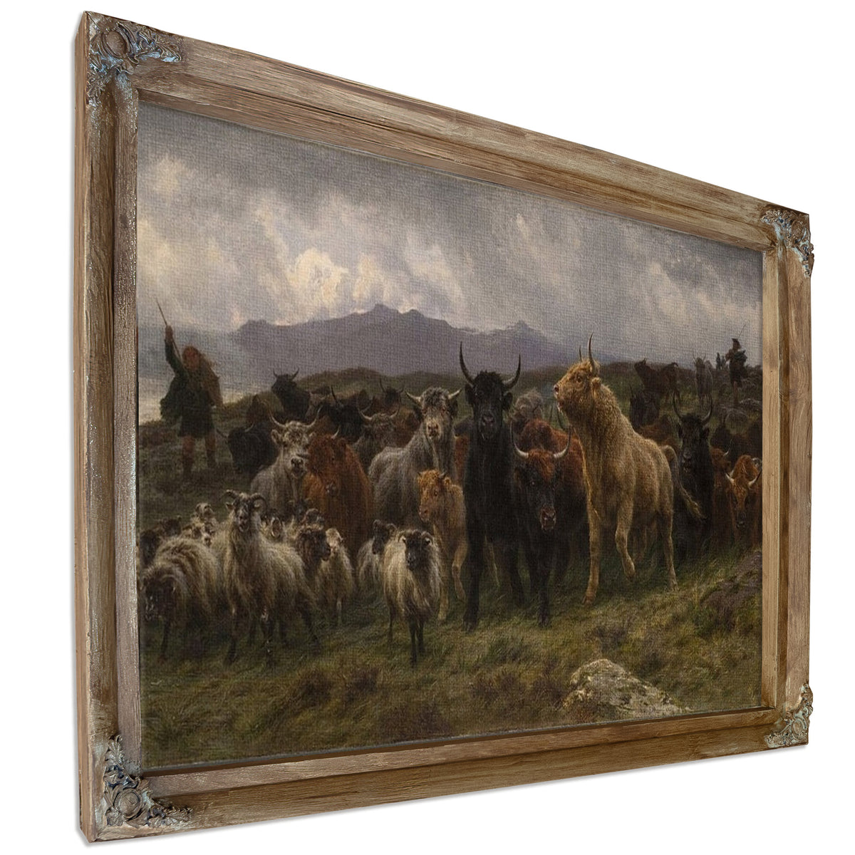Highland Raid By Rosa Bonheur