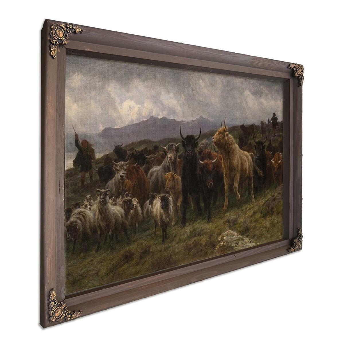 Highland Raid By Rosa Bonheur