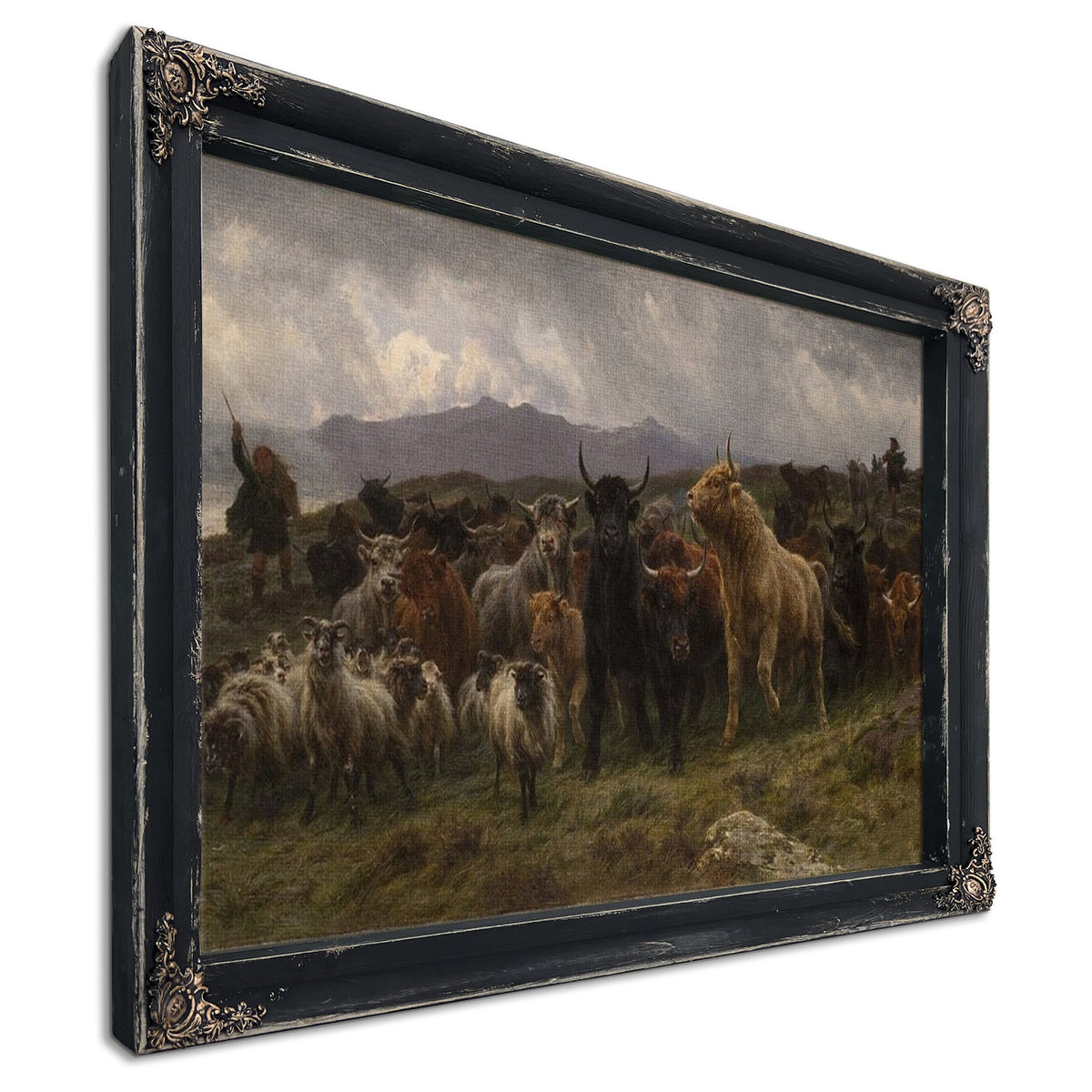 Highland Raid By Rosa Bonheur