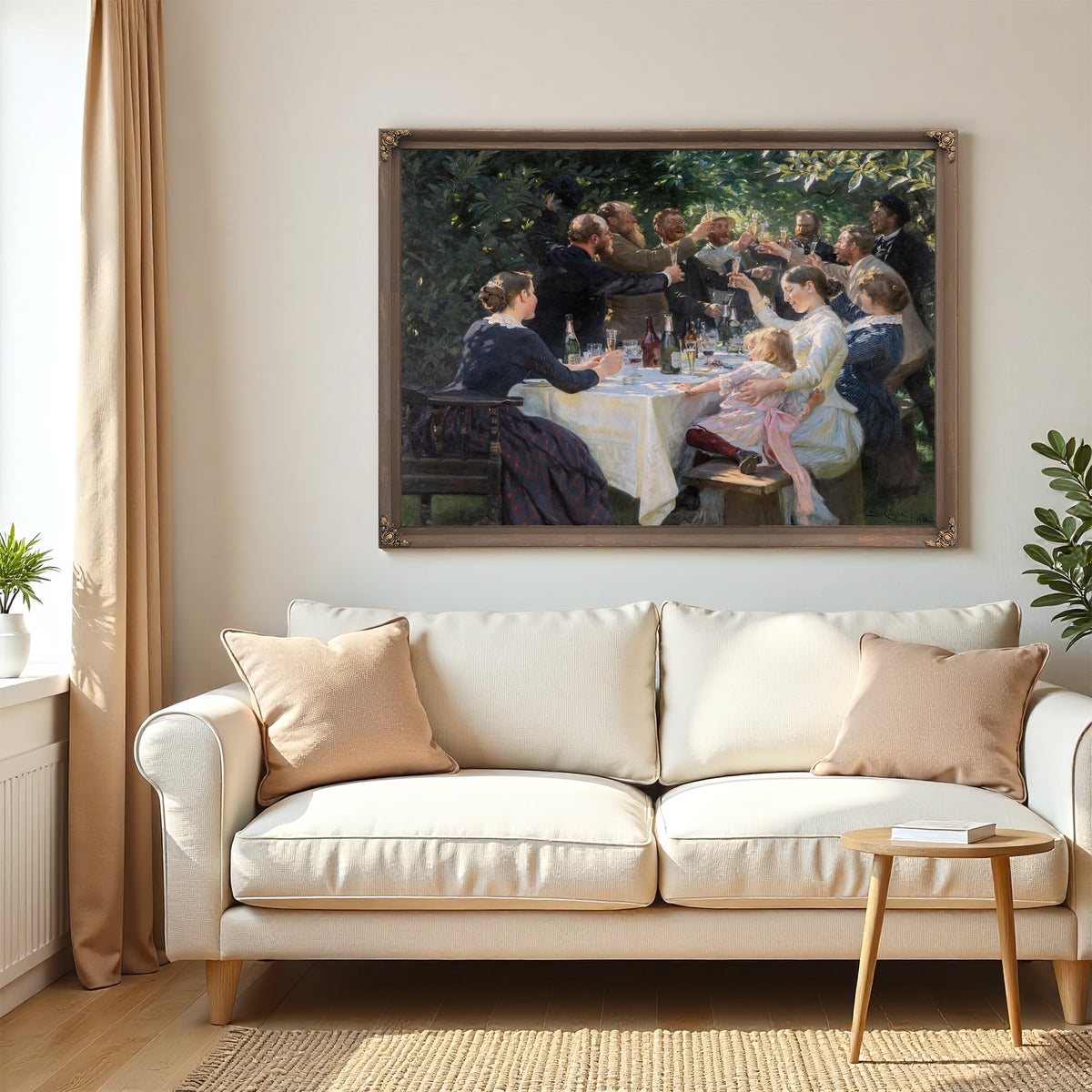 Hip Hip Hurrah Artists Party Skagen by Peder Severin Kroyer
