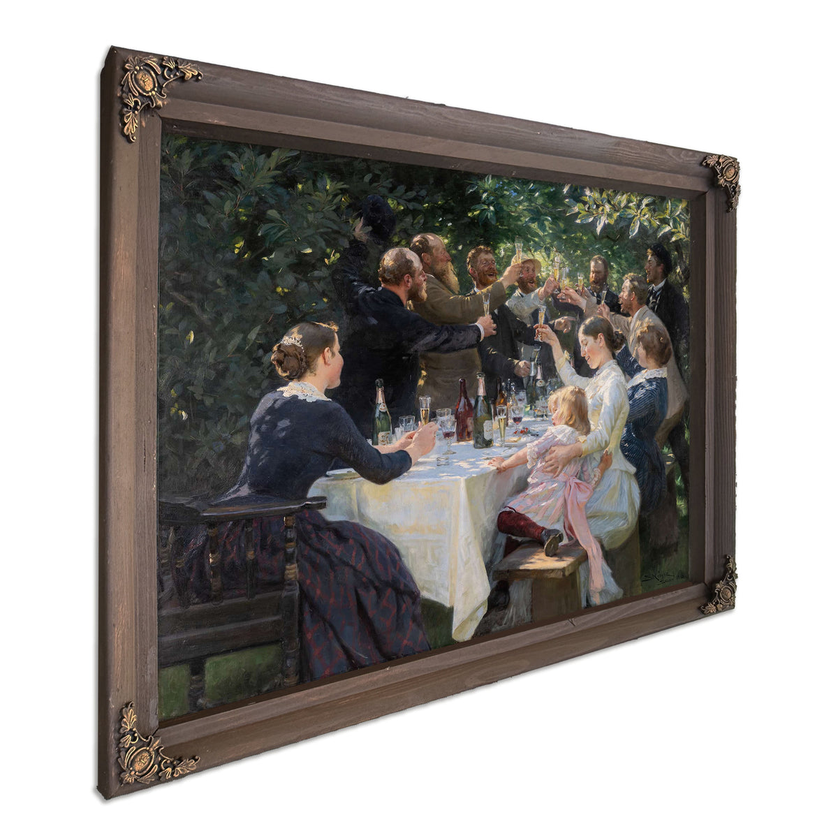 Hip Hip Hurrah Artists Party Skagen by Peder Severin Kroyer