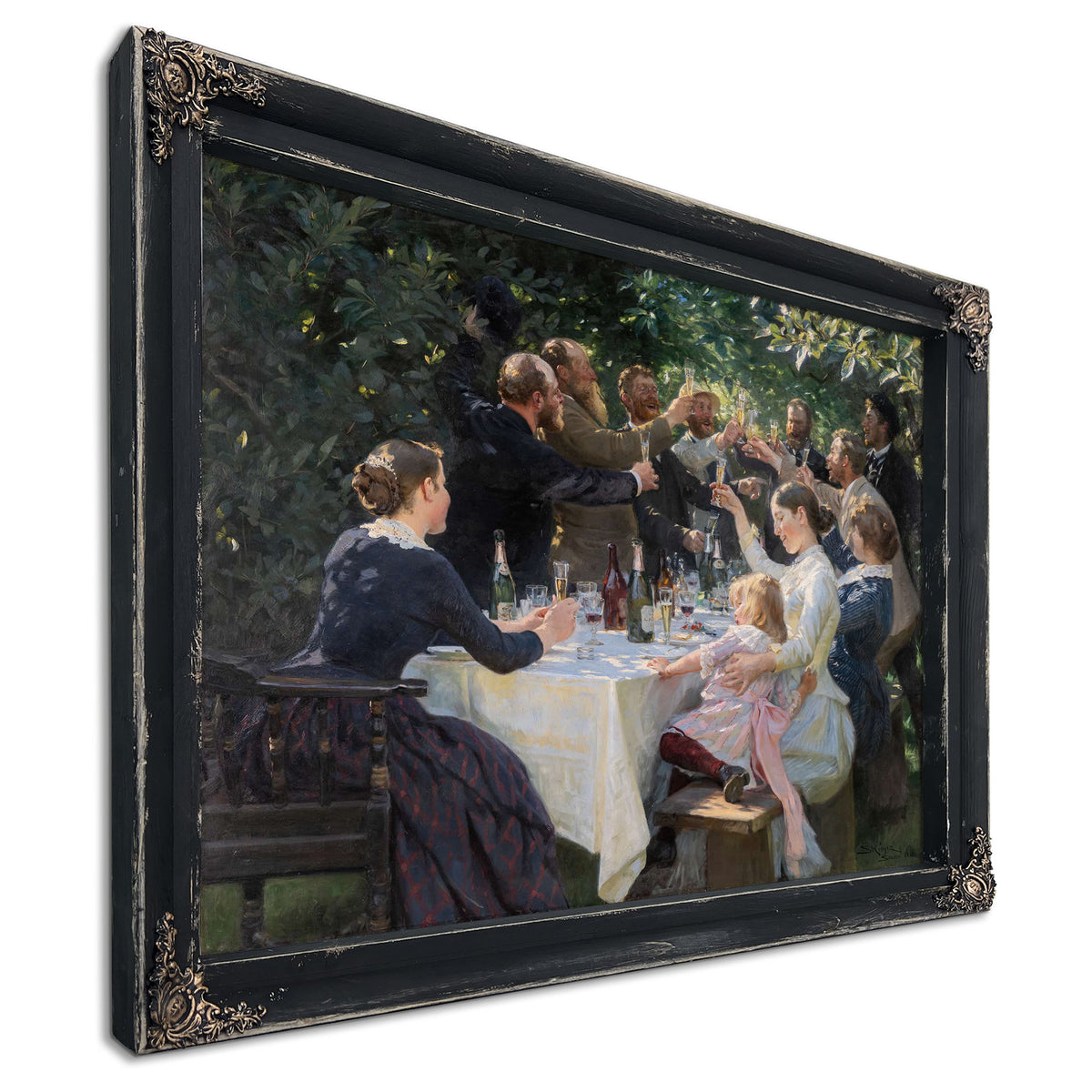 Hip Hip Hurrah Artists Party Skagen by Peder Severin Kroyer