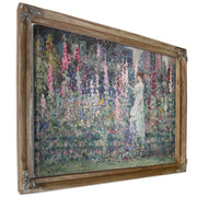 Hollyhocks By by Frederick Carl Frieseke