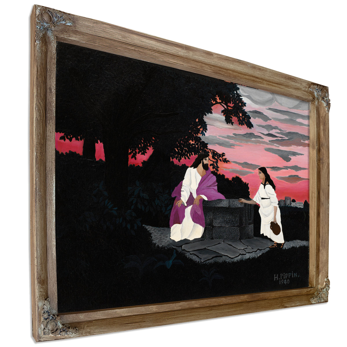Christ the Woman Samaria By Horace Pippin
