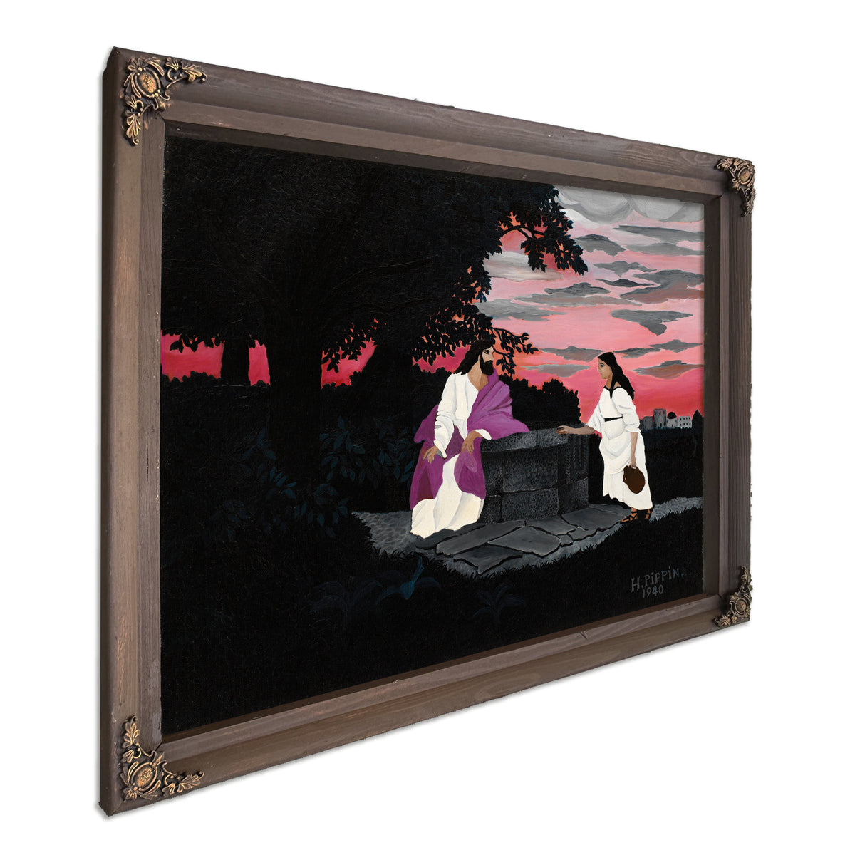 Christ the Woman Samaria By Horace Pippin