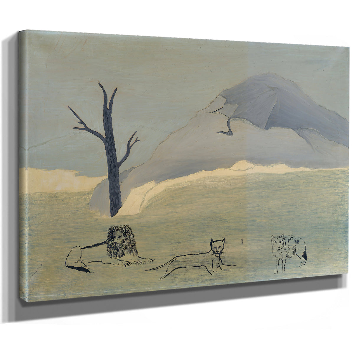 Holy Mountain Iv By Horace Pippin