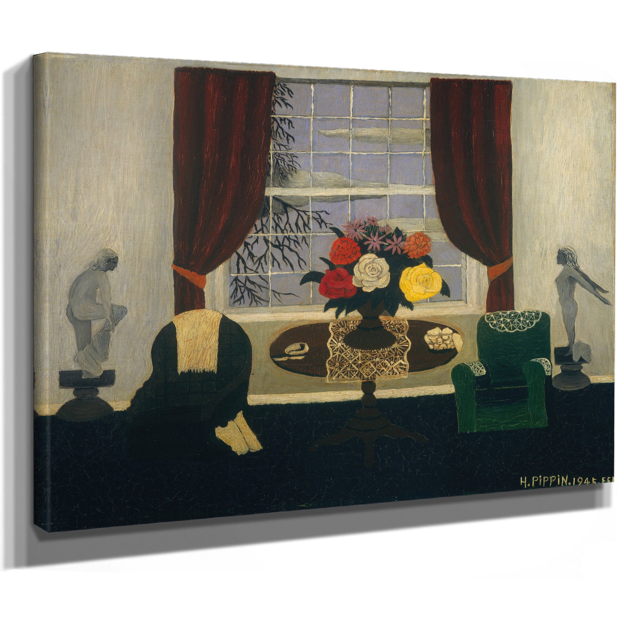 Victorian Interior I By Horace Pippin