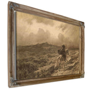 Horse And Rider On The Scottish Highlands The Approaching Storm by Rosa Bonheur