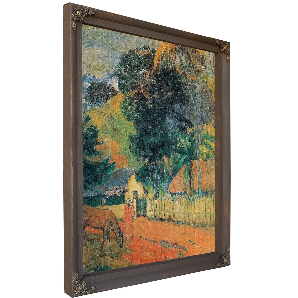 Horse On The Road By Paul Gauguin