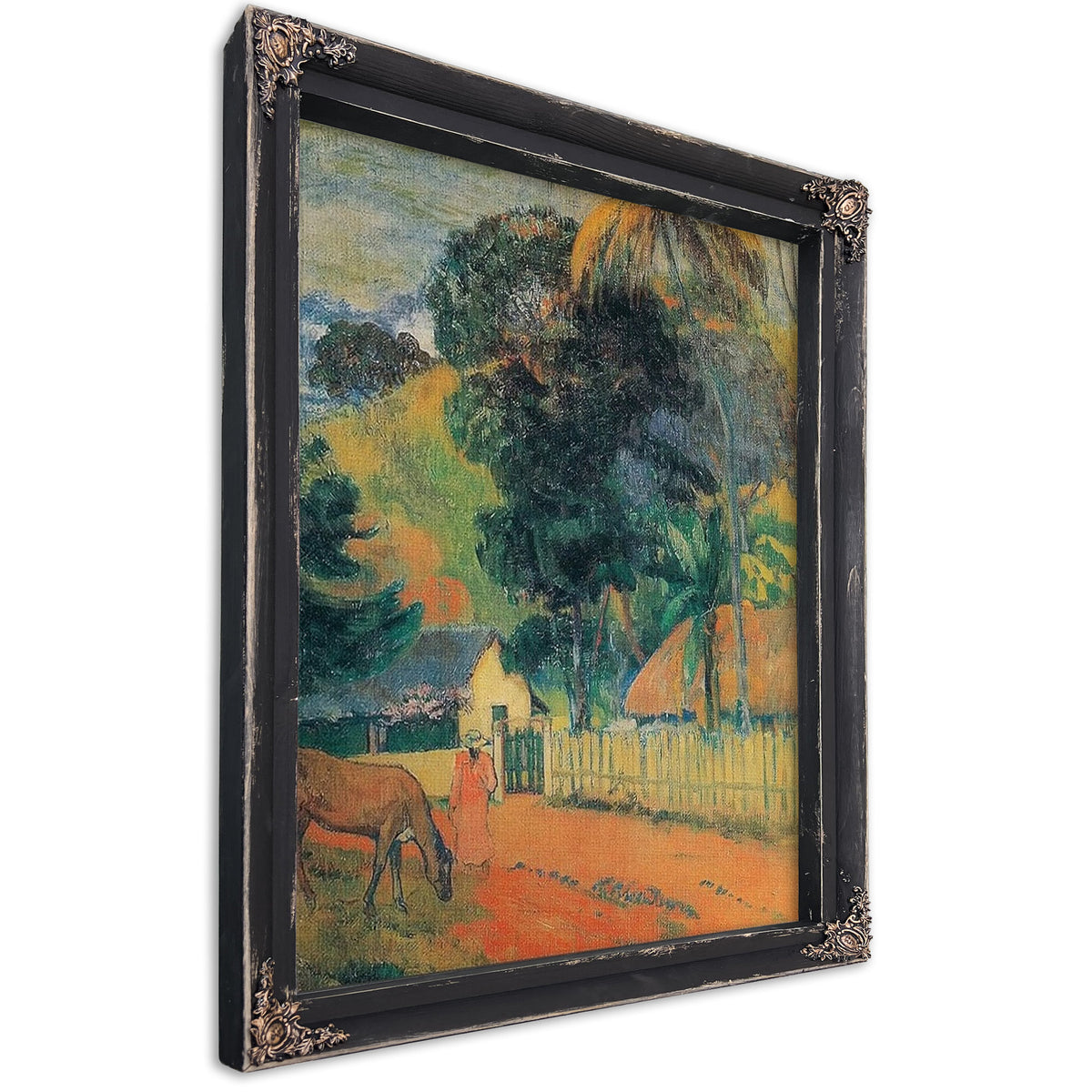 Horse On The Road By Paul Gauguin